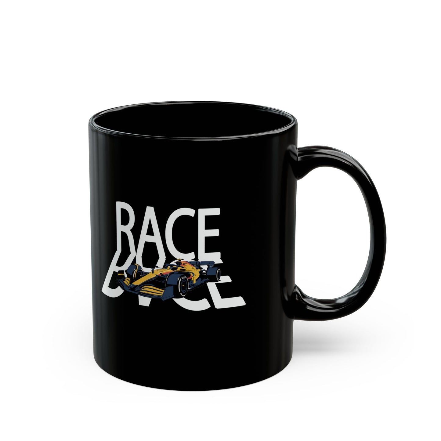 Mug - Formula 1 Race Car Enthusiast Black Mug (11oz)