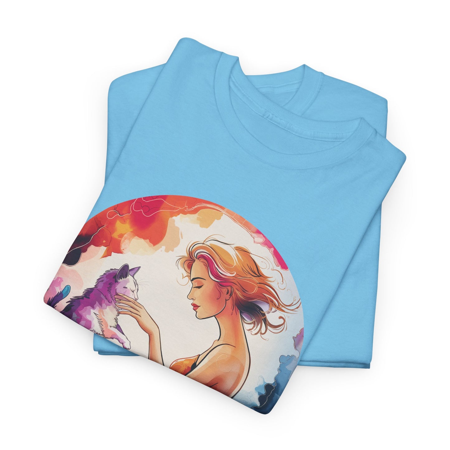 Whispers of Serenity: Dreamy Art Tee