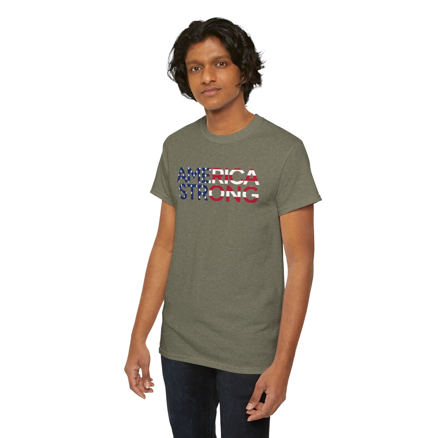 Flag Tee - American Strong Tshirt