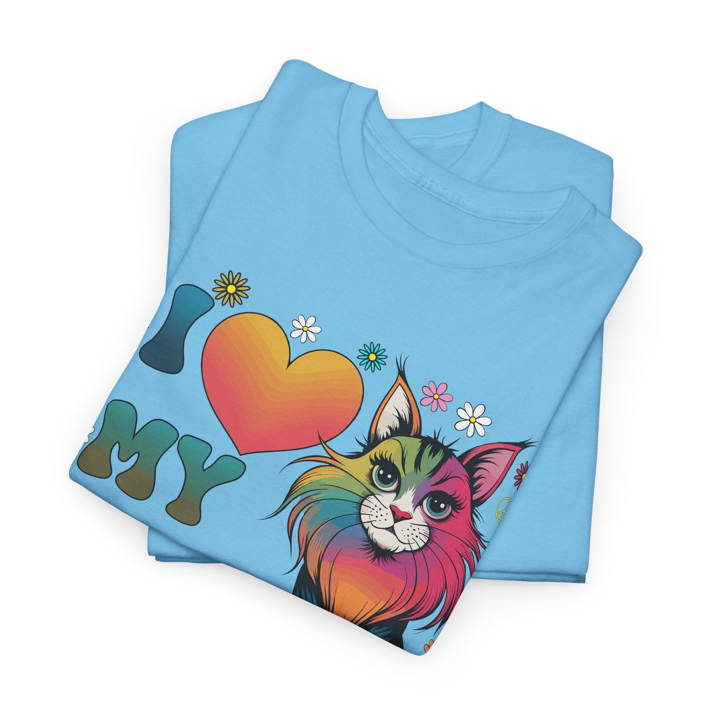 Cat Lover Groovy Tee