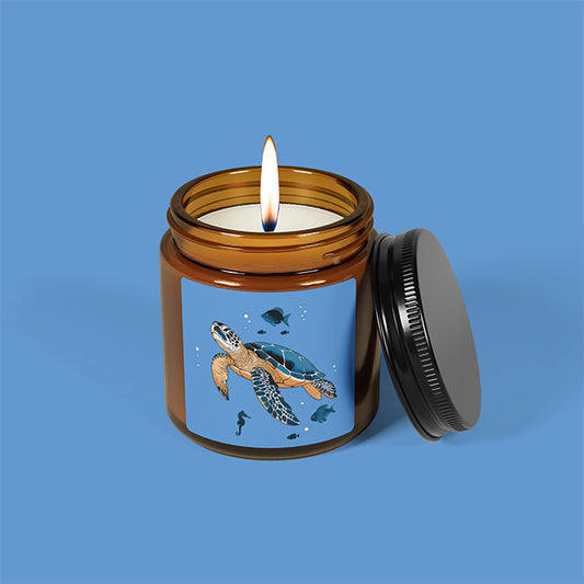 Swimming Turtle Candle