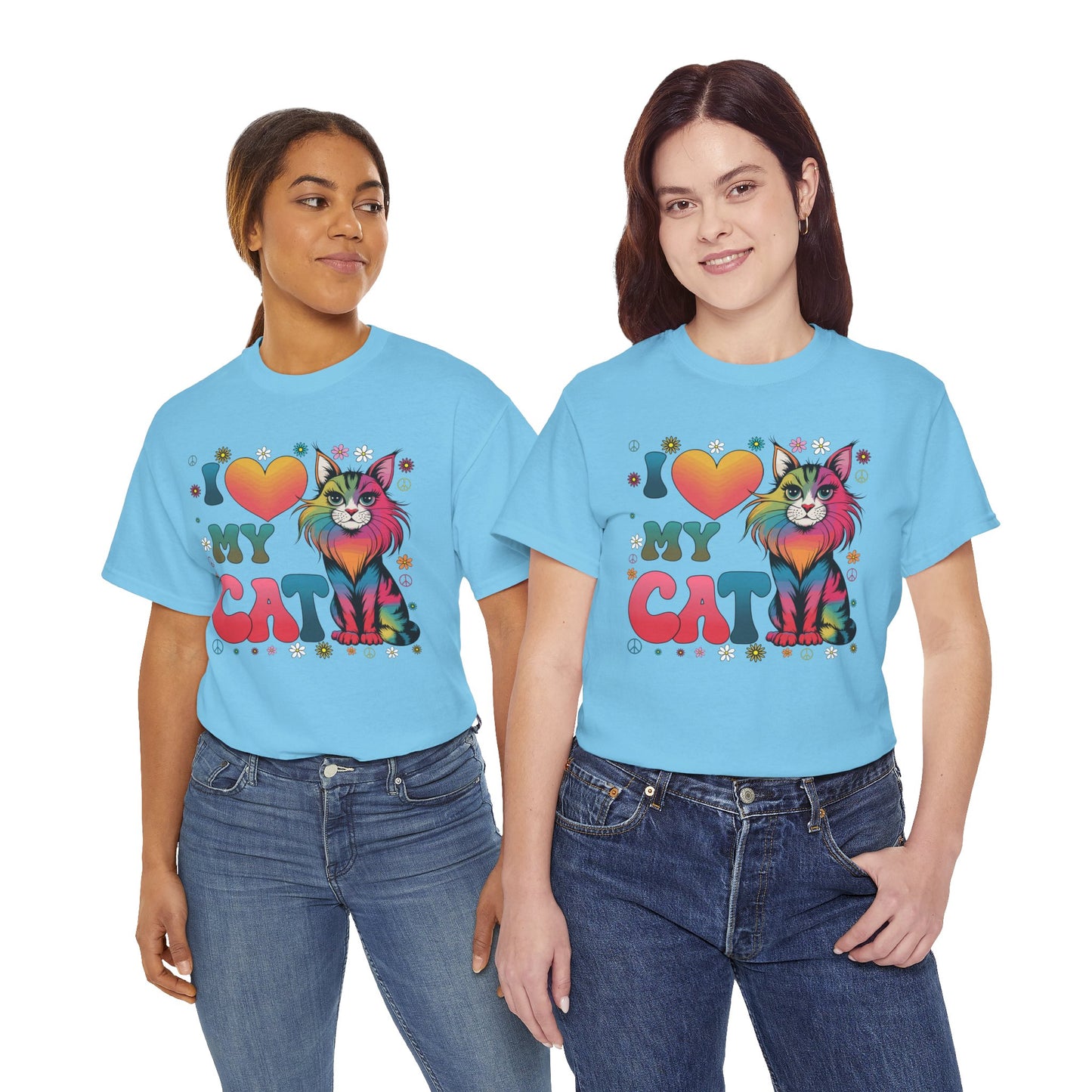 Cat Lover Groovy Tee