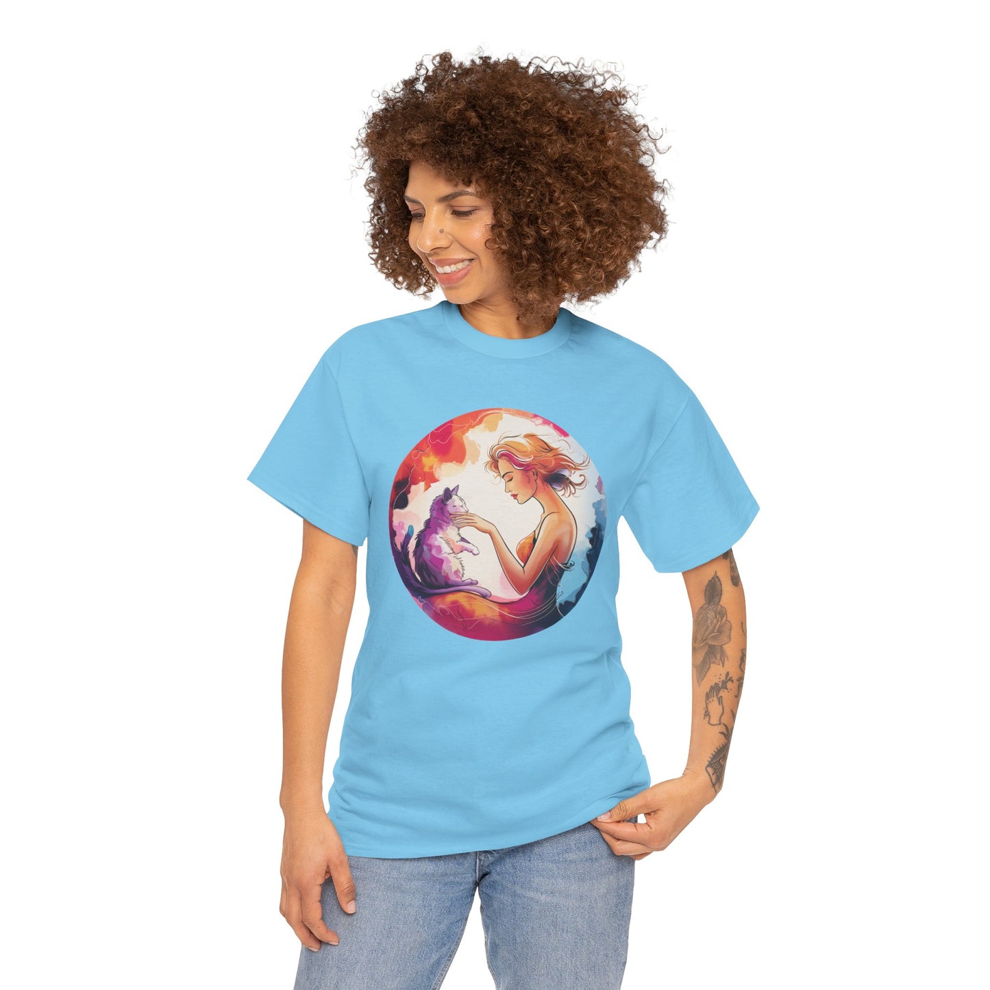 Whispers of Serenity: Dreamy Art Tee