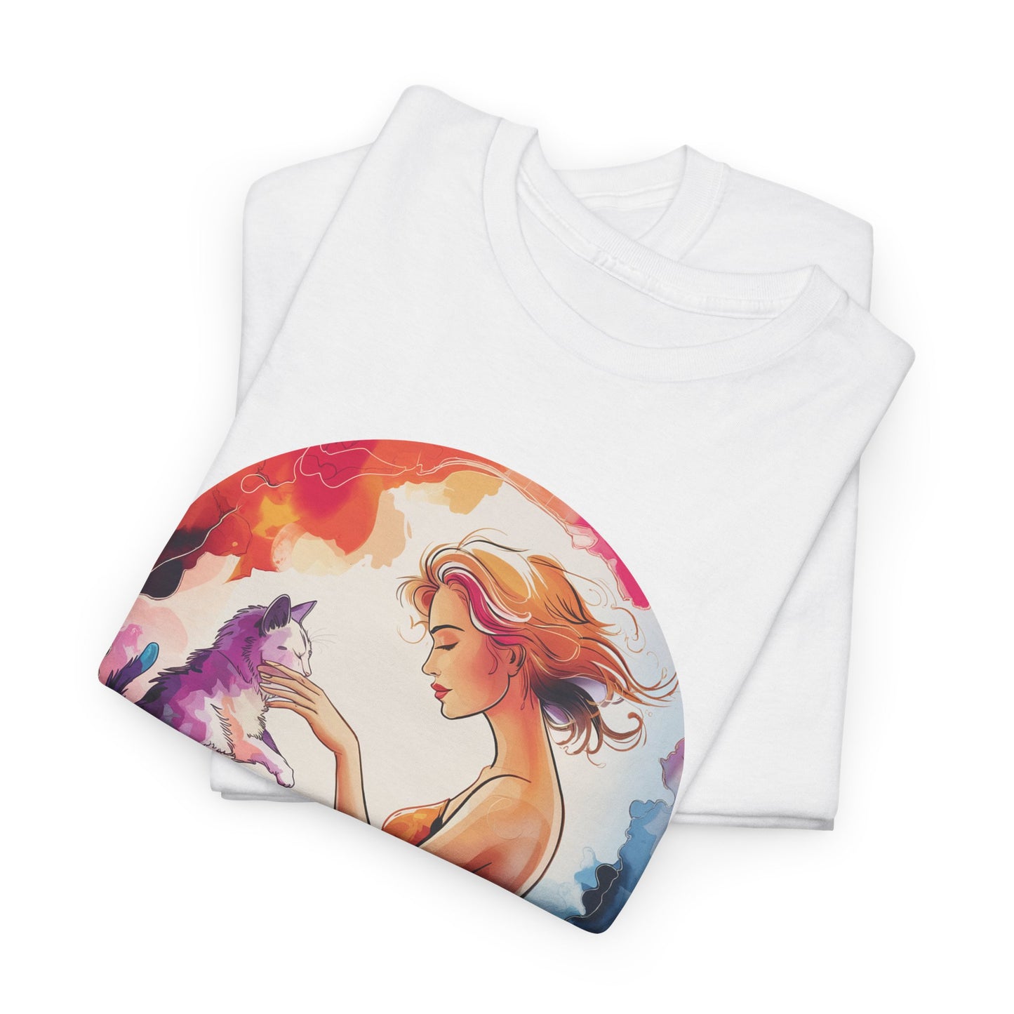 Whispers of Serenity: Dreamy Art Tee