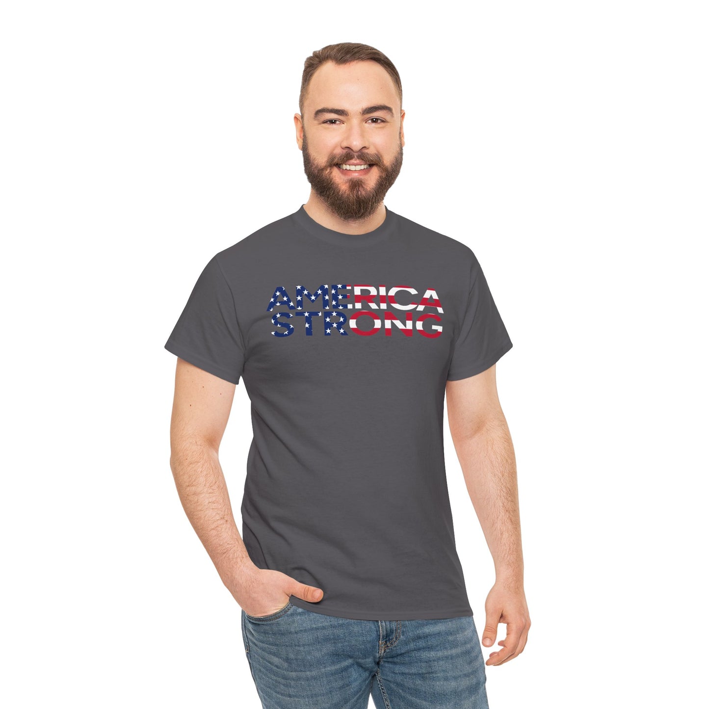 Flag Tee - American Strong Tshirt