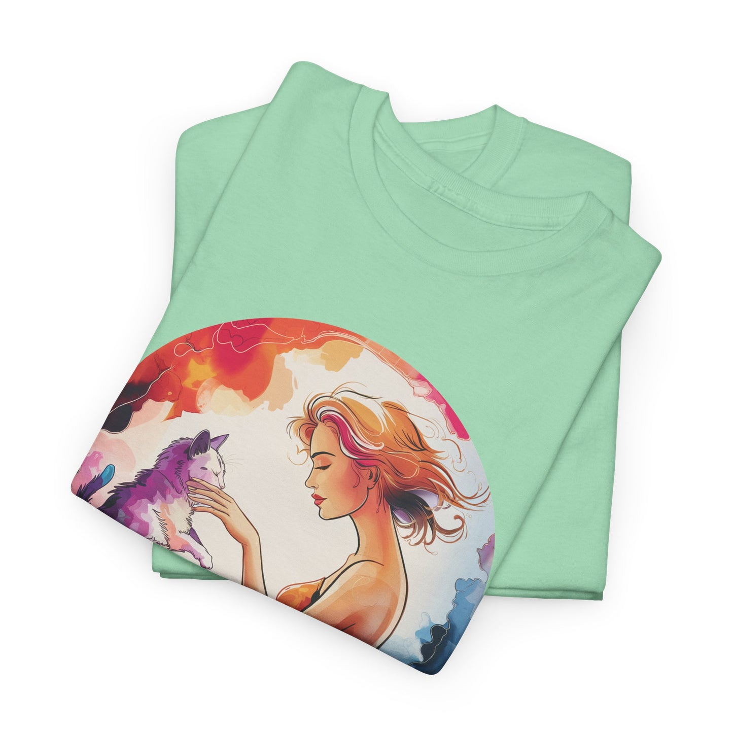 Whispers of Serenity: Dreamy Art Tee