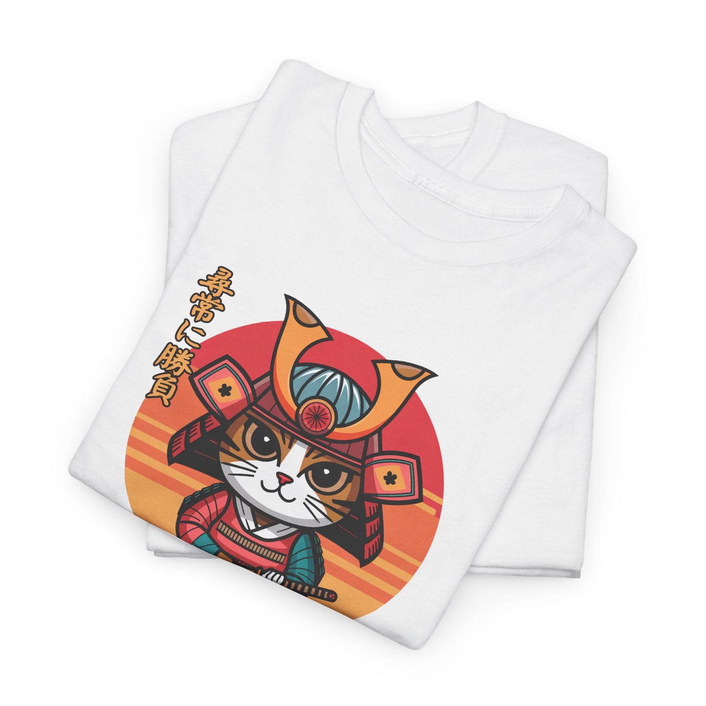 Samurai Cat Unisex Tee - Let's Have an Honorable Showdown