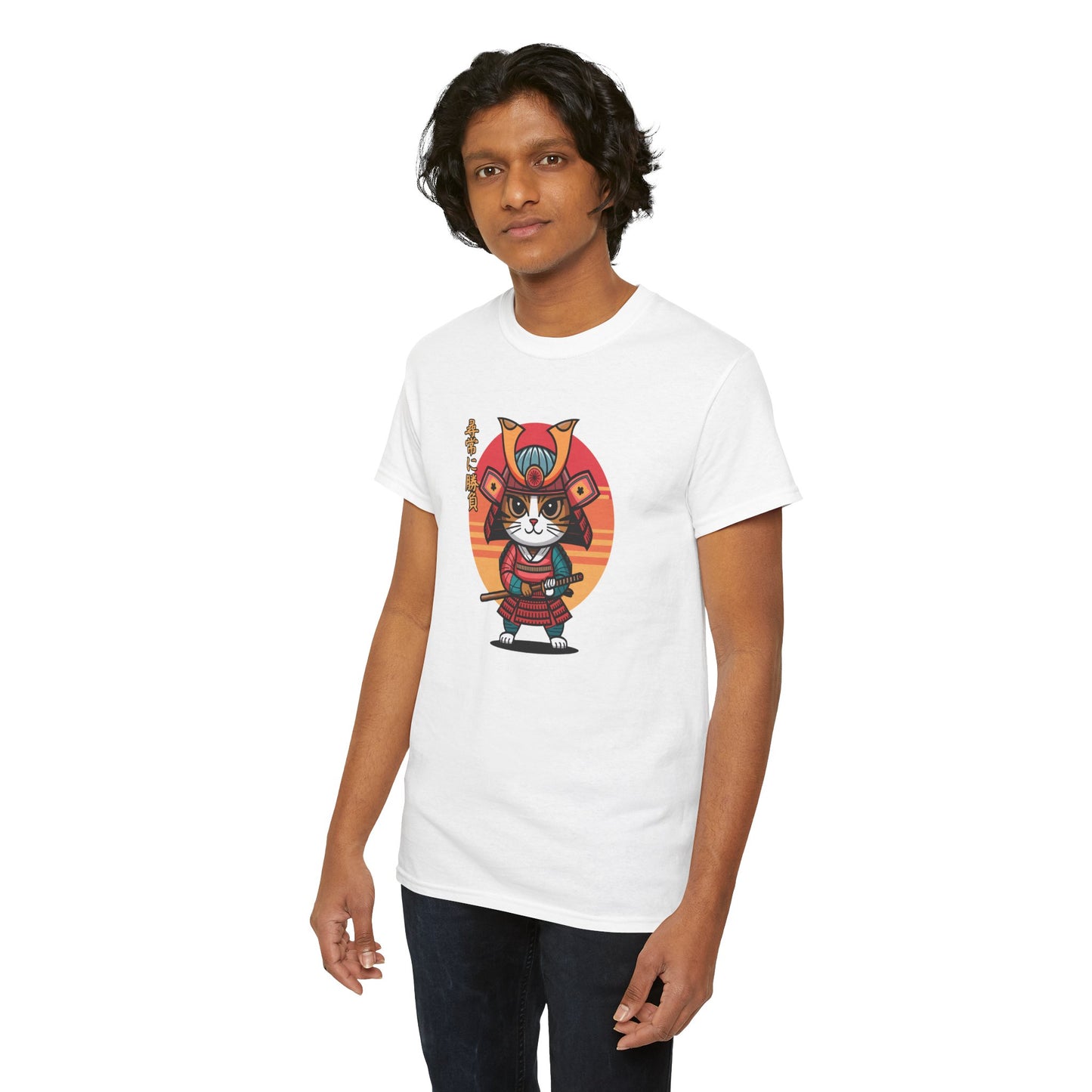 Samurai Cat Unisex Tee - Let's Have an Honorable Showdown